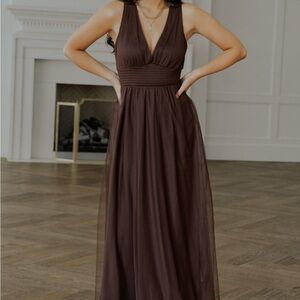 Baltic Born Chocolate Maxi Dress